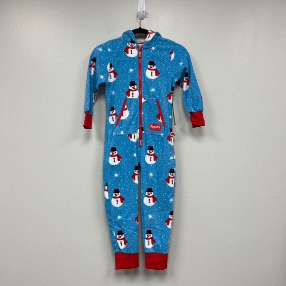 Tipsy Elves Unisex Hooded Onesie Full Zip Pajamas M - Picture 1 of 9